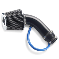 vhsi vhsi Universal Car Racing Cool Intake Kit 3Inch Pipe Aluminium Automotive Filter Induction Low 