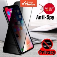 Privacy Tempered Glass Screen Protectorfor OPPO A3 Pro 5G Reno12 F 5G Reno11 F 5G A17k A17 A15 A16