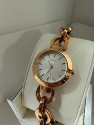 Rare! DKNY Watch rose gold bracelet  手鏈錶