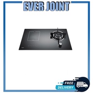 Tecno T-788GI 73cm Gas-Induction Hybrid Glass Hob