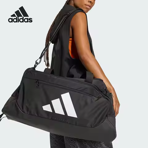 Adidas Medium Team Duffel Bag 60.6L Detachable Shoulder Strap Sports Training Gym Bag JZ0607