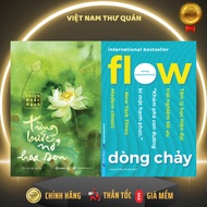 Book - Combo of 2 Books - Step by step blooming a lotus flower (Saigon Books) + Flow (First News - T