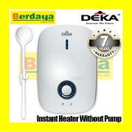 water heater DEKA D50 Non-Pump Water Heater (New Model)