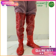 Vinh Ky planting boots RED RED SOLES size 37 - 42, planting boots, wading boots, vk boots