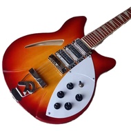 Rickenbacker Model 370 Cherry Sunburst Electric Guitar 12 String Guitar 24 Frets Semi Hollow Body China Made