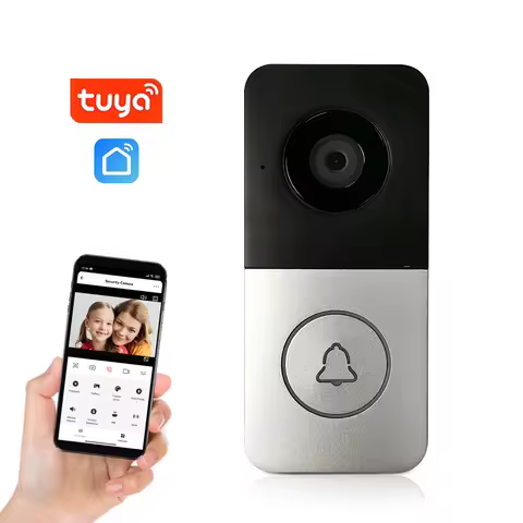Tuya WiFi Video Doorbell Intercom 2K Remote Unlock 3MP Video Entry Bell Doorphone Wireless Intercom 