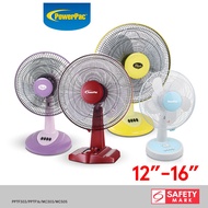 PowerPac, MyChoice, Fan, Portable Fan, Desk fan, 12 - 16 inch (PPTF303/PPTF16/MC303/MC505)