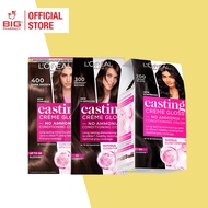 LOreal Paris Casting Creme Gloss Hair Colour (Dark Brown 400 / Darkest Brown 300 / Ebony Black 200)