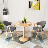 Bin Bin โต๊ะเก้าอี้ 2 ที่นั่ง ชุดโต๊ะเก้าอี้ เก้าอี้พร้อมโต๊ะ  โต๊ะกาแฟ โต๊ะเก้าอี้สไตล์มินิมอล ขาเก