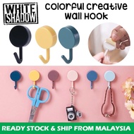 Self Adhesive Wall Hooks Towel Hook Bathroom Kitchen Hook Nail-free 小挂钩 Penyangkut Dinding - SO81