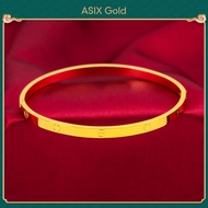 ASIX GOLD 916 Gold Luxury Brand Bracelet Elegant Ladies LOVE Series Bracelet