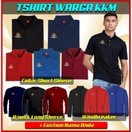 TSHIRT & WINDBREAKER WARGA KKM KEMENTERIAN KESIHATAN V2 | TSHIRT POLO QUICKDRY | 100% MICROFIBER | C