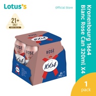 Kronenbourg 1664 Blanc Rose Can (4 x 320ml)