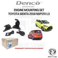 #DENCO#ENGINE MOUNTING SET TOYOTA SIENTA 2016 NSP170 1.5