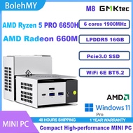 GMKtec M8 AMD Ryzen5 PRO 6650H OCulink LPDDR5 PCIe 3.0 M.2 2280 SSD WiFI 6 Gaming MINI PC