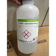 Titration solution 0.1mol/L Hydrochloric aci.d N/10 HCl 0.1N Samchun Korea 1 liter bottle H0416 HCL 