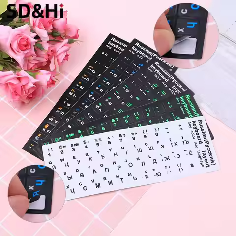 Keyboard Covers Film Russian Keyboard Cover Stickers For Mac Book Laptop PC Keyboard 10" TO 17" Comp