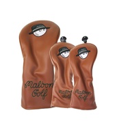 Golf Wood Club Cover Fisherman Hat Embroidered Club Protector golf Ball arm cap1/3/5/UT Golf Club He