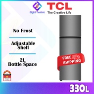 [5 STAR INVERTER] TCL Refrigerator 250L/330L Top Mount 2 Doors Fridge | Peti Sejuk | 165L 3 Star