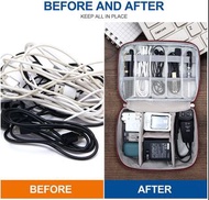 雙層旅行小工具收納袋電子配件手提包 lfmckp Double Layers Travel Gadget Organizer Electronics Accessories Carry Bag 多功能