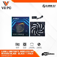 LIAN LI UNI FAN TL WIRELESS TL140 BLACK / WHITE REVERSE / REGULAR GAMING PC FAN BLACK / WHITE 140MM 