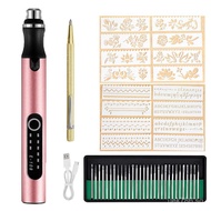 E108Wireless Nail Drill Jewelry Mini Grinder Electric Grinding Tool Polishing Cross-Border Speed Adj