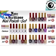 ♞,♘,♙YOKO Nail Polish Set 6pcs 9.9ml