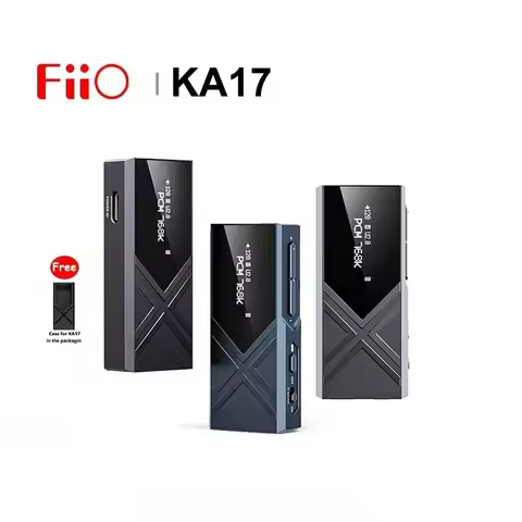 FiiO KA17 Hi-Res Audio HIFI Decoder Portable USB DAC AMP Desktop Headphone Amplifier Dual ES9069Q 3.