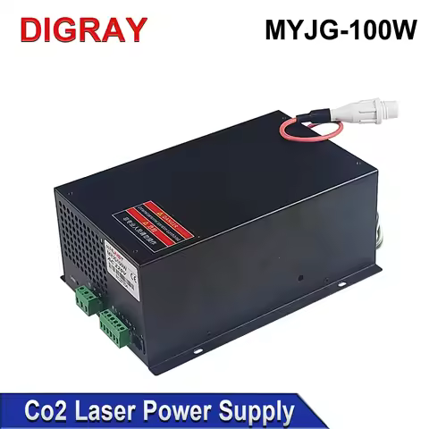 DIGRAY 100W Co2 Laser Power Supply MYJG-100W for 80W 100W Laser Cutting and Engraving Machine