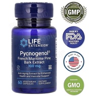 Life Extension, Pycnogenol, French Maritime Pine Bark Extract, 100 mg, 60 Vegetarian Capsules 100% A