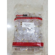 VASCOLINK Connector Rj45 Cat.5 Cat.5e Connector, contents 100