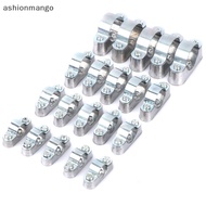 【AMSG】 5Pcs Pipe Clamp With Screw From The Wall Yards Away From The Wall Of The Card Saddle Card Line Pipe Clip 16mm 20mm 25mm 32mm Hot