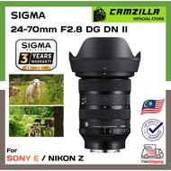 Sigma 24-70mm f/2.8 DG DN Art Lens for Sony E ( READY STOCK) SONY A74/ SONY A7III  (SIGMA MALAYSIA 3