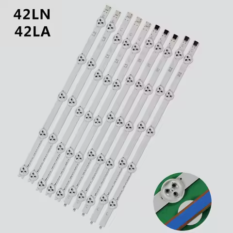 LED strip for LC420DUE 42LN5400 42LA6200 6916L-1385A 6916L-1386A 6916L-1387A 6916L-1388A 10 PCS R1 L
