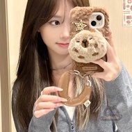 [In stock] ins cute capibara mobile phone protective shell ugly cute capibara doll mobile phone shel