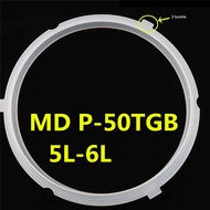 1Pcs Original 3 Buckle Sealing Ring Silicone Ring 24/22CM Gasket For Midea 5L/6L MD-P-50TGB Electric Pressure Cooker Rice Cookers and Steamers Ac