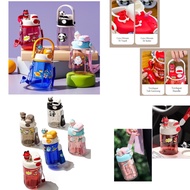 2-Way Character Drinking Bottle 1000ml 650ml/ Drinking Bottle with Strap + Carry 2-Way Drinking Bott