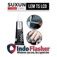 HITAM SUXUN T7000 Jelly Glue / SUXUN T7000 Touchscreen Glue / SUXUN T7000 Black Glue 15ml Black LCD 