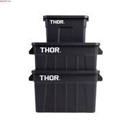 THOR Storage Box with Lid - 53L Large Capacity Stackable Storage Container Bekas Barang