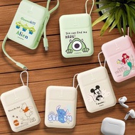 迪士尼 20W PD快充 雙線Q寶行動電源 雙Type-C線 (附wh貼紙)