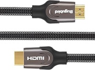 Bugubird HDMI Cable 20 Feet (6.1 Meters) - Ultra HD &amp; High Speed HDMI 2.0a 26AWG CL3 Support 4K @60Hz 18Gbps 3D 2160p 1440p 1080p Ethernet and ARC - Nylon Braided Cord