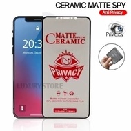 LAYAR Tempered glass Ceramic Matte Anti Spy Privacy Oppo type OP A1/OP A1K/OP A3/OP A3SOP A5/OP A5S/