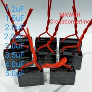 Fan Capacitor Kapasitor Kipas Meja/Siling1.2uf 1.5uf 2uf 2.5uf 3uf 3.5uf 4uf 5uf Replacement Parts K