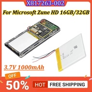 X817263-002 3.7V 1000mAh Portable Media Player MP3 MP4 Battery For Microsoft Zune HD 16GB/32GB