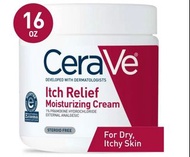 《預售》Cerave Itch Relief Moisturizing Cream 深層保濕止痕濕疹潤膚霜  16oz (453g)