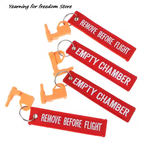 2Pcs/Set Tactical Chamber Safety Flag Includes Built-in Flathead Tool Hunting Accessories