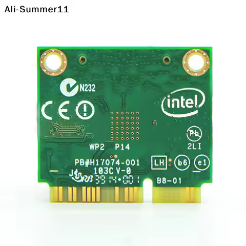 【A0】【HY6】()1Pc 2025 New AC 7260 7260HMW Mini PCI-E Dual-Band 2.4G/5Ghz Wireless Network Card Bluetoo