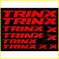 ◄ ∇ ◭ TRINX Sticker Decal for Mountain Bike and Road Bike (Sticker cut out)