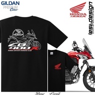 Moto 2025 fashion Tees: Honda Cb400x Cb500x Series Owners Tshirt Gildan 76000 100% Tees. Showa Adven