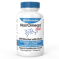 DrFormulas HairOmega DHT Blocker Biotin 5000 mcg Vitamins/USA